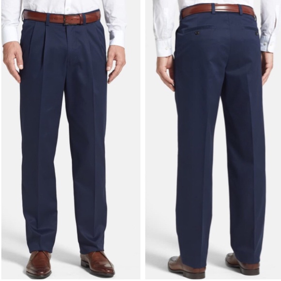 Nordstrom Other - 🎉 HP 🎁 Navy Blue Pleated Dress Pants